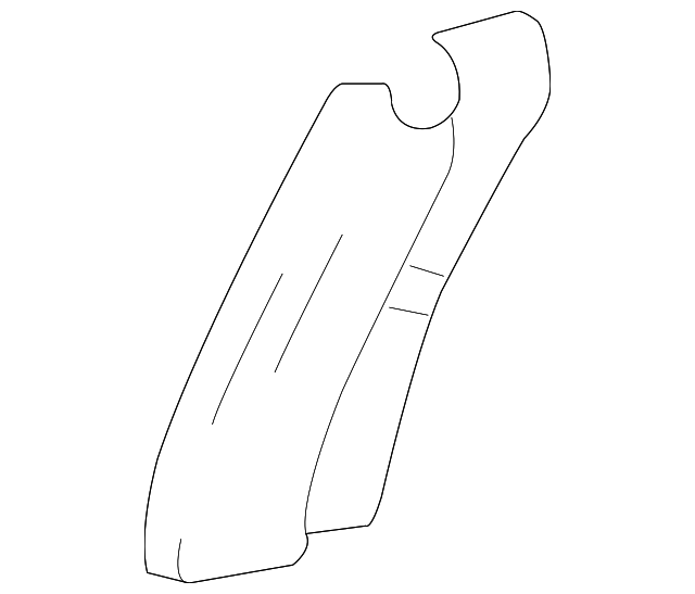 4L3Z-1825504-AAA Деталь UPPER TRIM PANEL, RIGHT