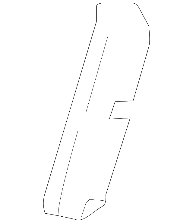 4L3Z-1825505-BAC Деталь UPPER TRIM PANEL, LEFT