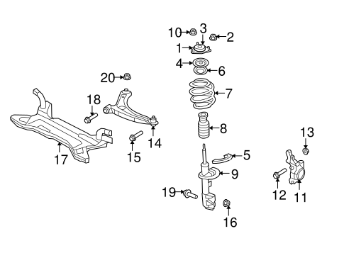 Caliber SUSPENSION COMPONENTS
