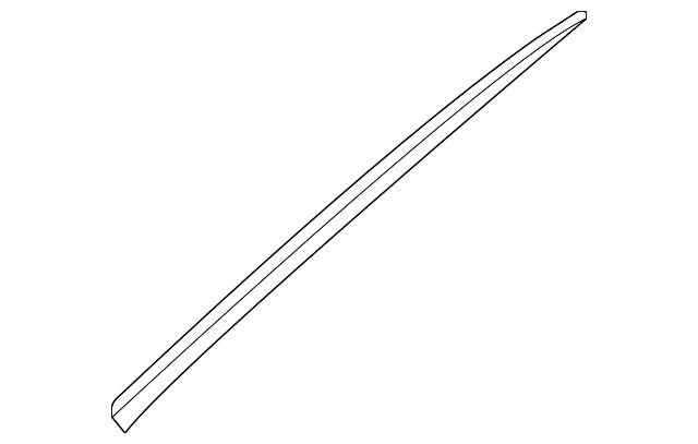 86130-C1100 OUTER MOLDING, LEFT