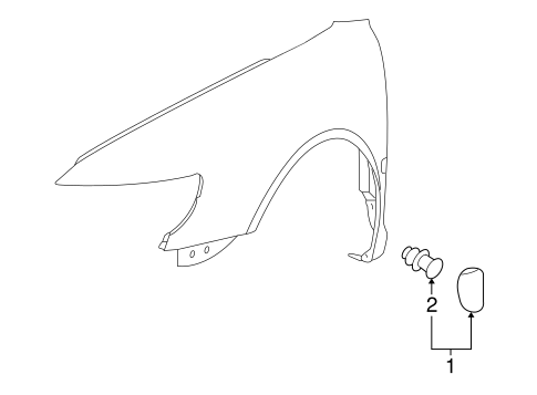 Phaeton EXTERIOR TRIM - FENDER
