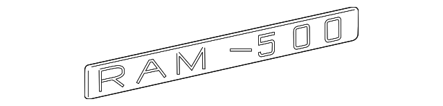 5029641AB Деталь NAMEPLATE, LEFT