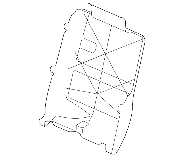 8890450170 SEAT BACK PANEL, RIGHT