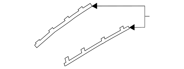 84657-3M100 SIDE MOLDING, LEFT