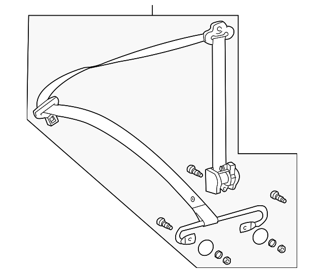 20386055869C94 RETRACTOR ASSY, LEFT