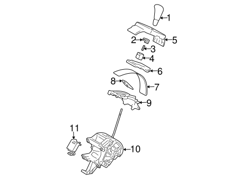 RX350 SHIFTER HOUSING