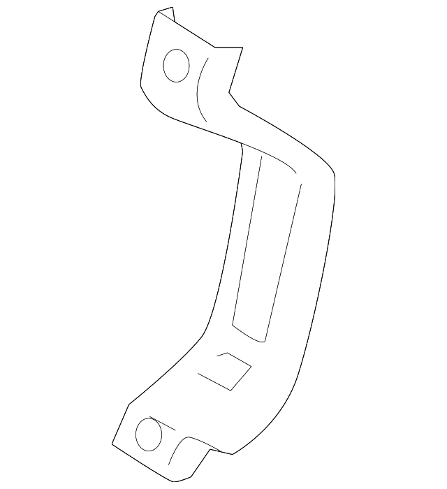 84724-3K500 Деталь INSTRUMENT PANEL SIDE BRACKET