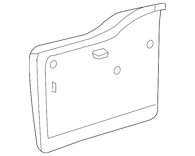 4C7Z7845220AAB Деталь DOOR TRIM PANEL, RIGHT