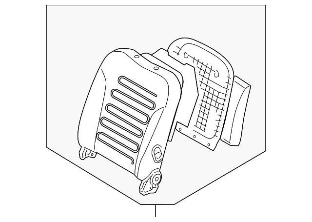 88300-4D324-AD1 Деталь SEAT BACK ASSY