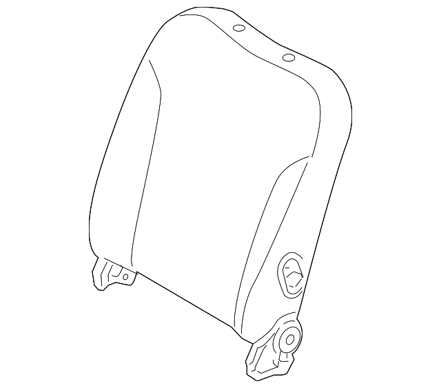 88360-4D221-KS6 Деталь SEAT BACK COVER