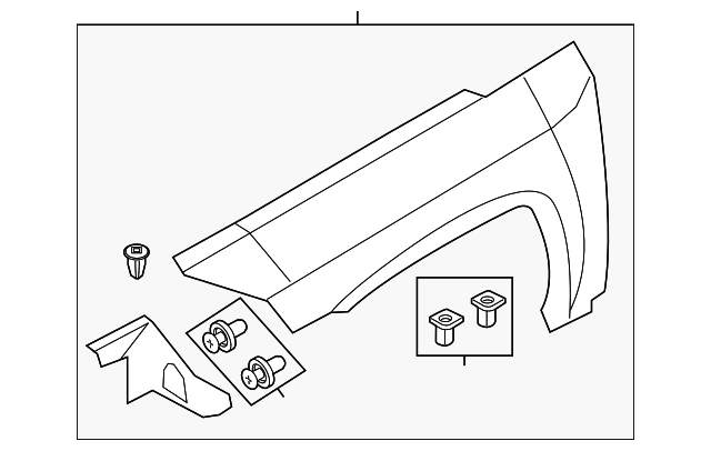 68079924AA Деталь FENDER, RIGHT