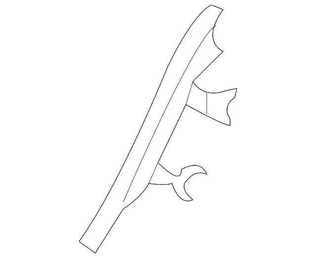 22803885 Деталь UPPER REINF BAFFLE, RIGHT