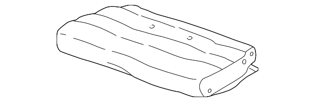 81331-S0X-A31ZA Деталь COVER, R. MIDDLE SEAT CUSHION TRIM *G49L
