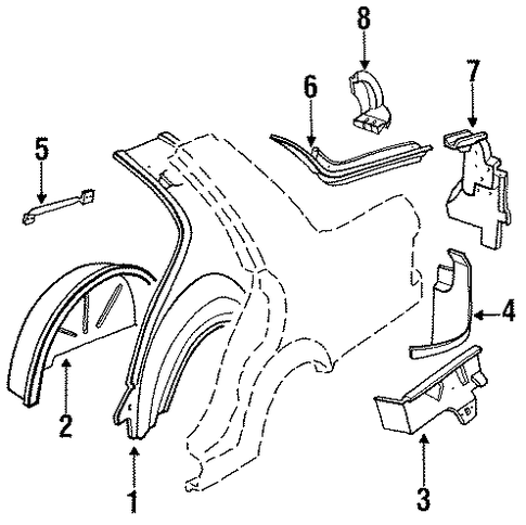 Monaco INNER STRUCTURE & RAILS