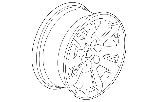 23245010 Деталь WHEEL, ALLOY