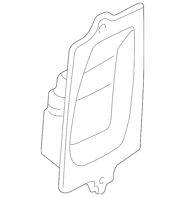 MR279583 Деталь SEAT BELT COVER, RIGHT
