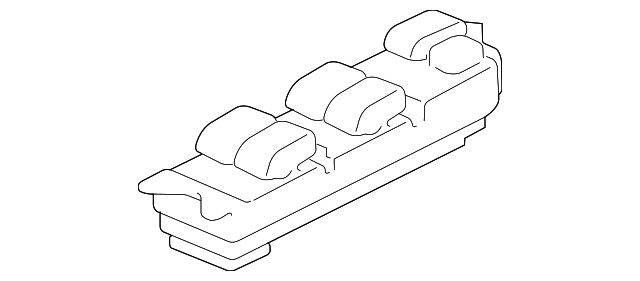 MR329957 Деталь WINDOW SWITCH, LEFT