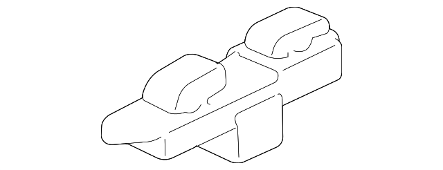 MR329958 Деталь WINDOW SWITCH, RIGHT