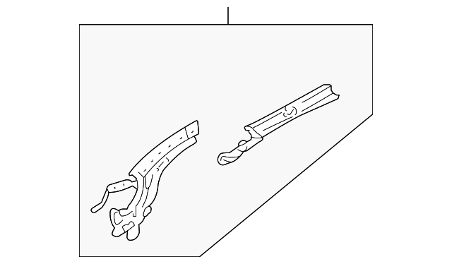 88953887 Деталь RAIL ASSY, LEFT