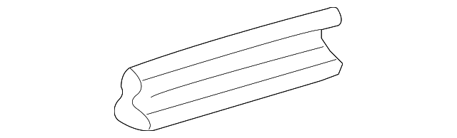 10252856 Деталь UPPER W'STRIP RETAINER, RIGHT