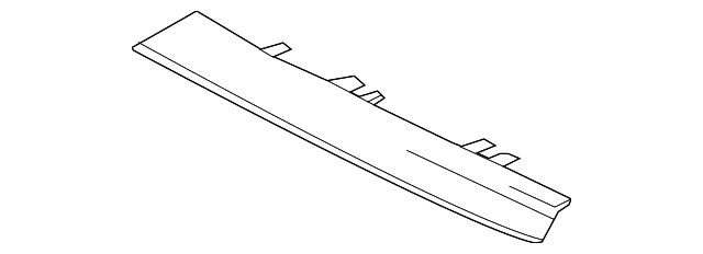 166-888-08-85 LOWER MOLDING, LEFT