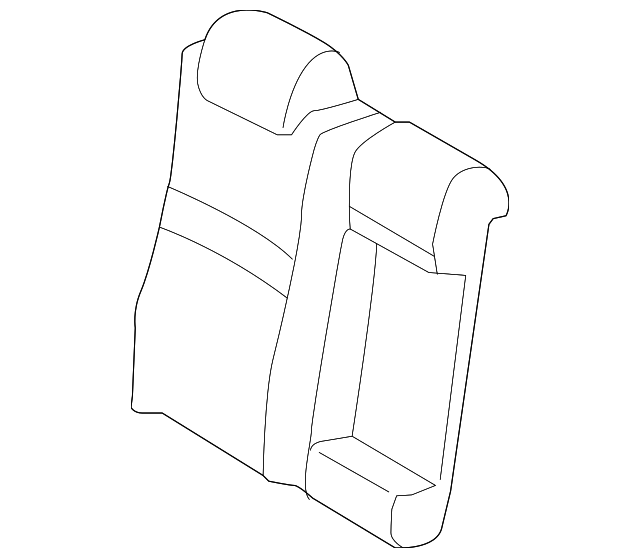 71077-06E60-A3 Деталь SEAT BACK COVER, RIGHT