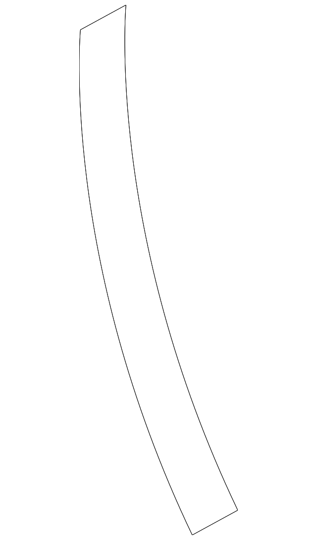 82284-1AA1A MOLDING, LEFT