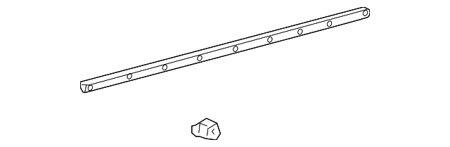 67865-0E010 Деталь WEATHERSTRIP, LEFT
