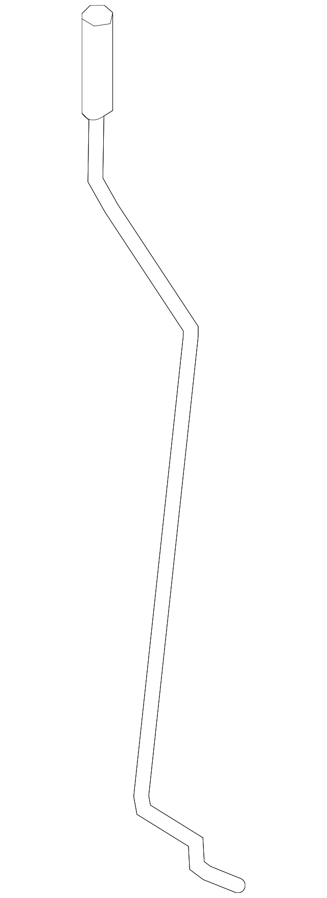 51-21-7-296-449 Деталь LOCK ROD, LEFT