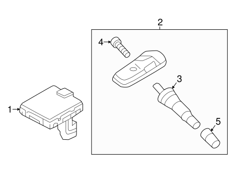 Soul TIRE PRESSURE MONITOR COMPONENTS
