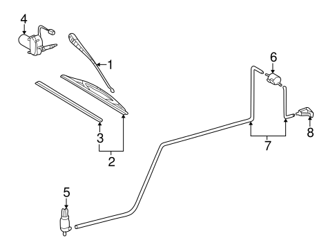 G500 WIPER & WASHER COMPONENTS 2