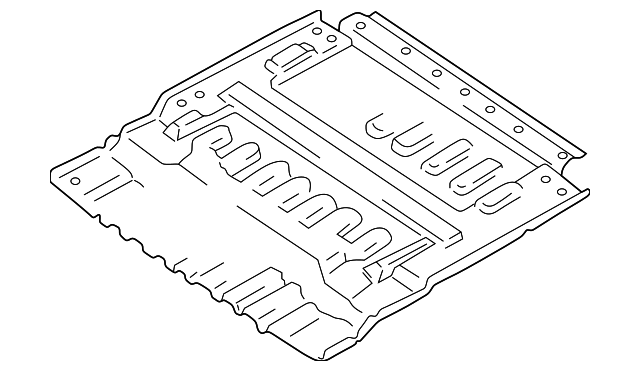 6211167D20 Деталь REAR FLOOR PAN