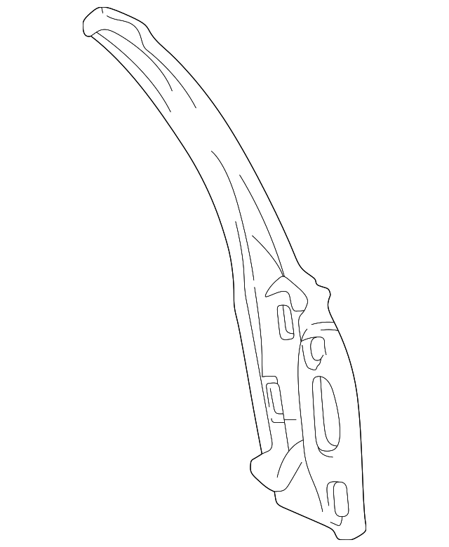 6463065D01 Деталь CORNER PANEL, LEFT