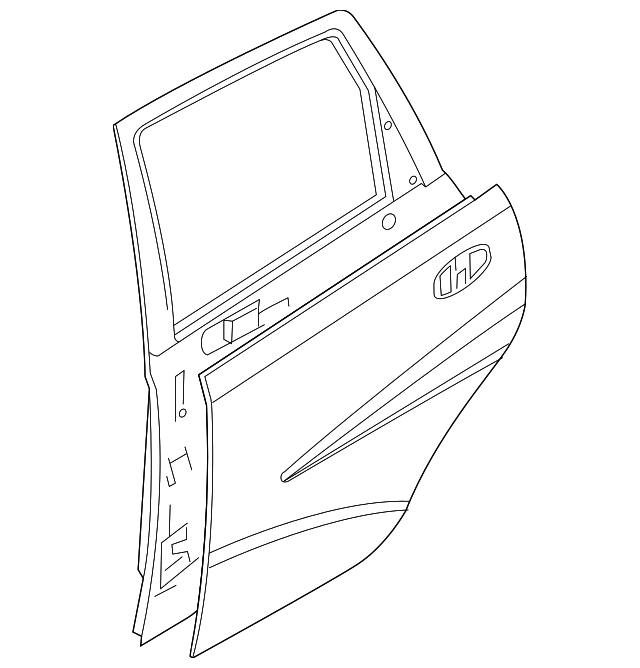 96942266 Деталь DOOR SHELL, RIGHT