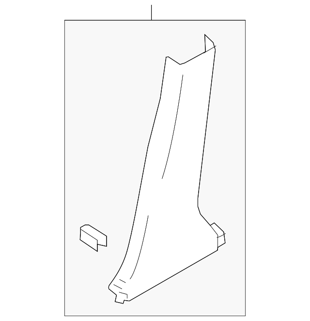 76915-3VY0A LWR CTR PLR TRIM, RIGHT