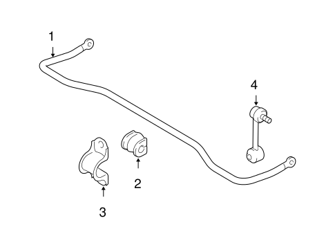 6 STABILIZER BAR & COMPONENTS
