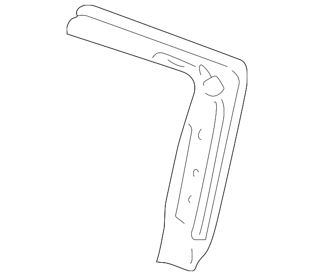 89301-38201 SEAT BACK FRAME, LEFT