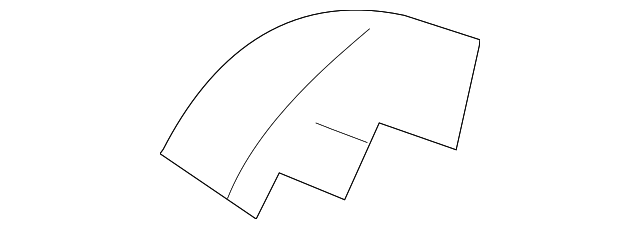 89350-38200 SEAT BACK PAD, LEFT