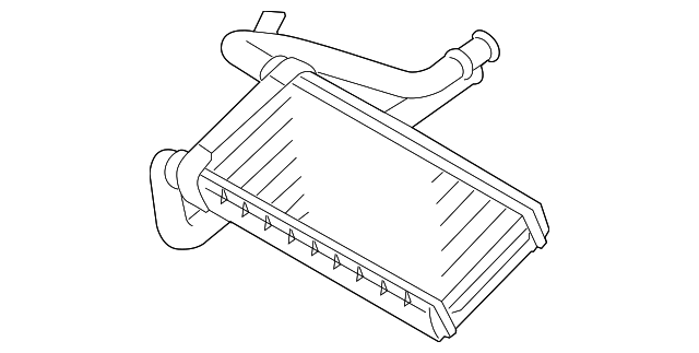 7801A953 Деталь HEATER CORE