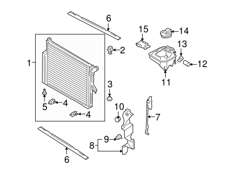 Touareg RADIATOR & COMPONENTS