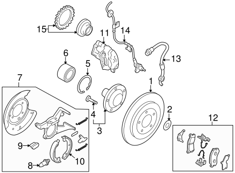 Tribute REAR BRAKES 2