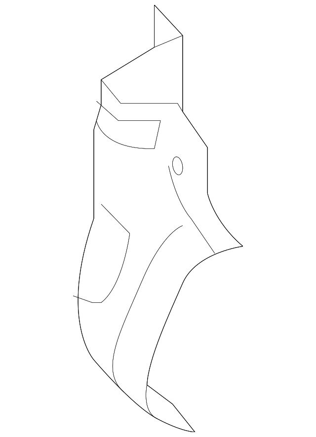 44651AE36A Деталь PIPE SHIELD, RIGHT