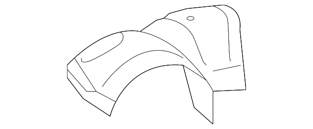 44651AE65A Деталь CONVERTER SHIELD, RIGHT