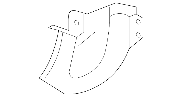 44651AE39A Деталь PIPE SHIELD, LEFT