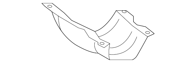 44652AB66A Деталь CONVERTER SHIELD, LEFT