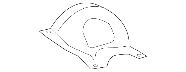 44651AE48B Деталь CONVERTER SHIELD, LEFT