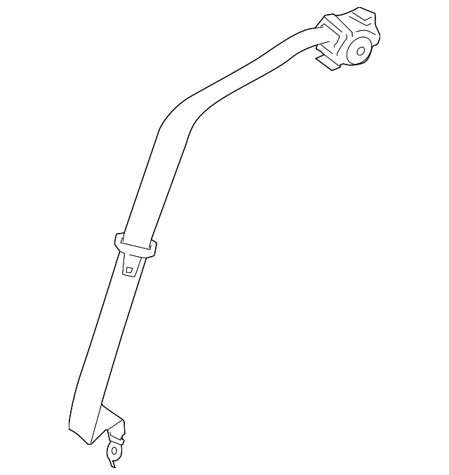 72-11-7-243-753 Деталь CENTER SEAT BELT