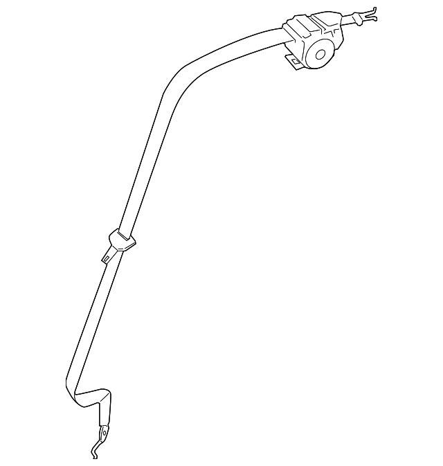 72-11-9-163-248 Деталь OUTER BELT ASSY, LEFT