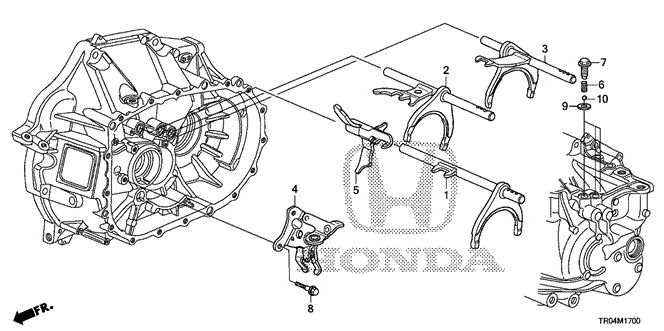 CIVIC SEDAN MT SHIFT FORK - SHIFT HOLDER (2.4L)