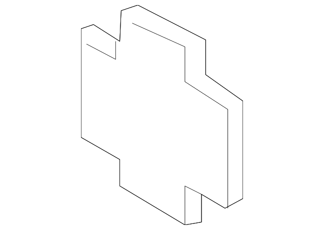 51-81-7-269-725 LOWER HINGE SPACER, LEFT